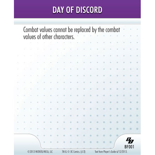 Heroclix DC Brave and the Bold BF001 Day of Discord