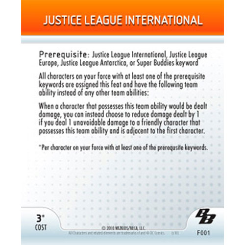 #F001 - Justice League International LE