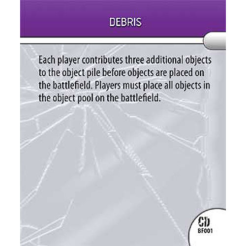 Heroclix DC Collateral Damage BF001 Debris