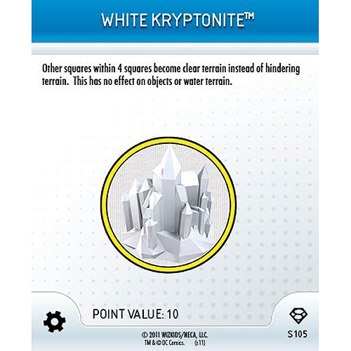 #S105 - White Kryptonite 3D Object LE