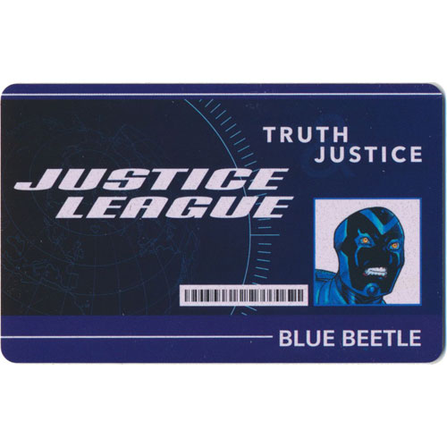 Heroclix DC Worlds Finest WFID-008 ID Card Blue Beetle