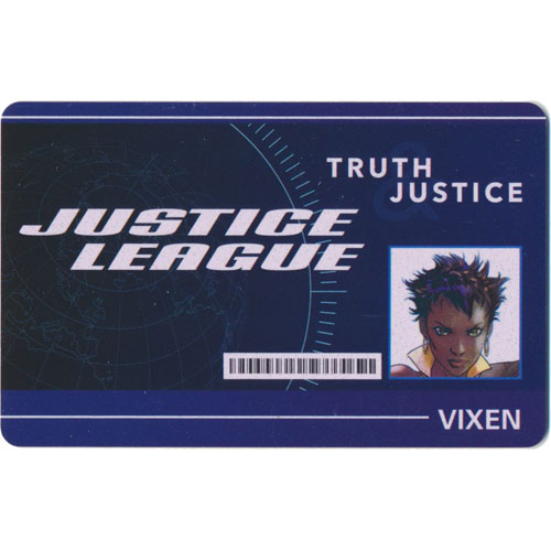 Heroclix DC Worlds Finest WFID-023 ID Card Vixen