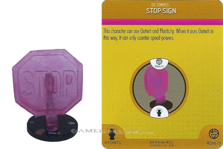 #R206.13 - Construct Violet Stop Sign 3D Relic SR