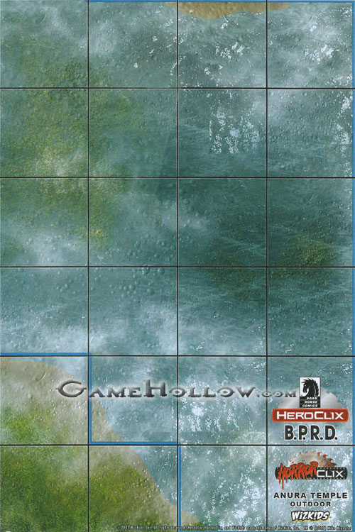 Heroclix Indy Hellboy and the B.P.R.D. Map Anura Temple (Hellboy & the B.P.R.D)