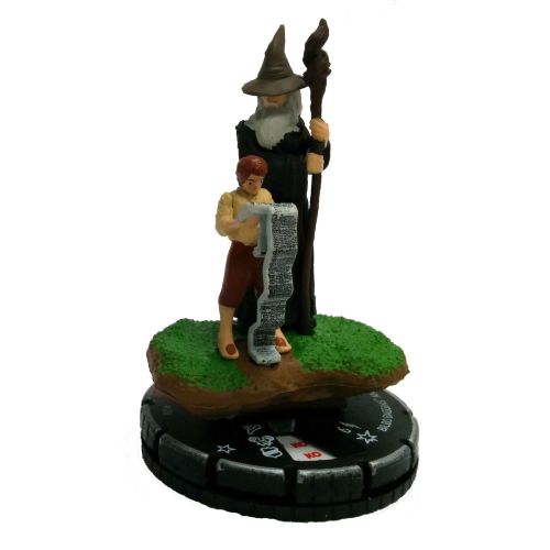 Heroclix Lord of the Rings Desolation of Smaug 020 Bilbo Baggins and Gandalf the Grey SR Chase