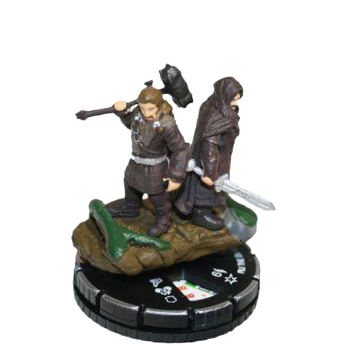 Heroclix Lord of the Rings Hobbit 027 Fili the Dwarf and Kili the Dwarf SR Chase