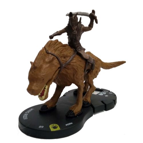 Heroclix Lord of the Rings Two Towers 028 Warg Rider + token SR