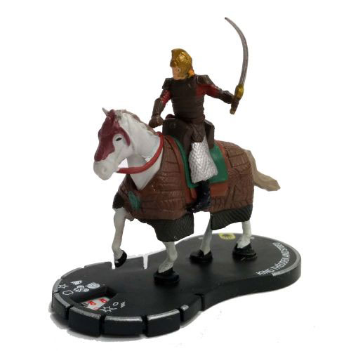 Heroclix Lord of the Rings Two Towers 033 King Theoden and Steed + token SR