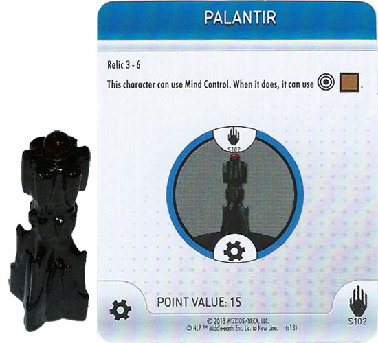 Heroclix Lord of the Rings Two Towers S102 Palantir 3D Object LE