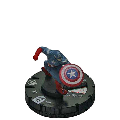 Heroclix Marvel Avengers Movie 001 Captain America