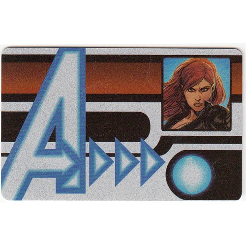 Heroclix Marvel Avengers Assemble  AVID-001 ID Card Black Widow