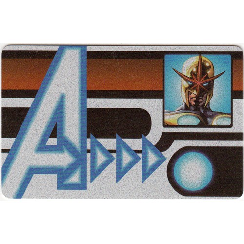 Heroclix Marvel Avengers Assemble  AVID-007 ID Card Nova