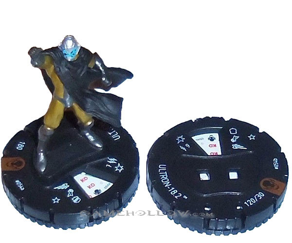 Heroclix Marvel Avengers Age of Ultron OP 054a 054b Ultron-18.2 SR Chase + Drone Base