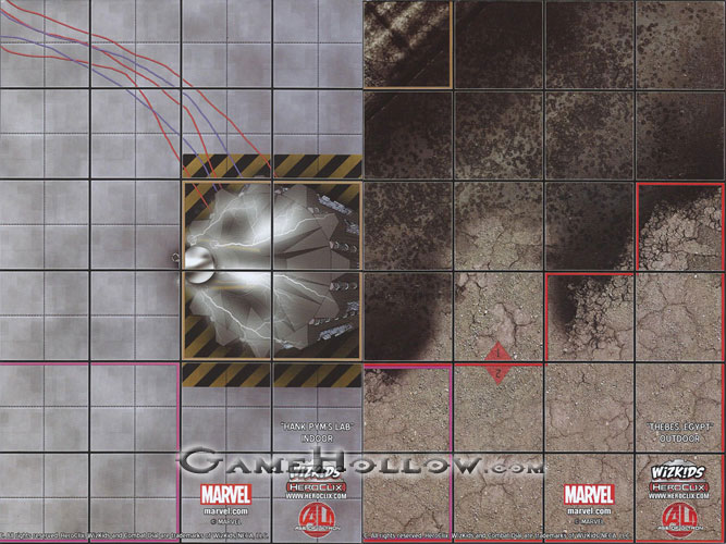 Heroclix Maps, Tokens, Objects, Online Codes Map Hank Pym's Lab / Thebes Egypt (Age of Ultron)