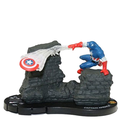Heroclix Marvel Captain America 040 Captain America (Brick Wall)