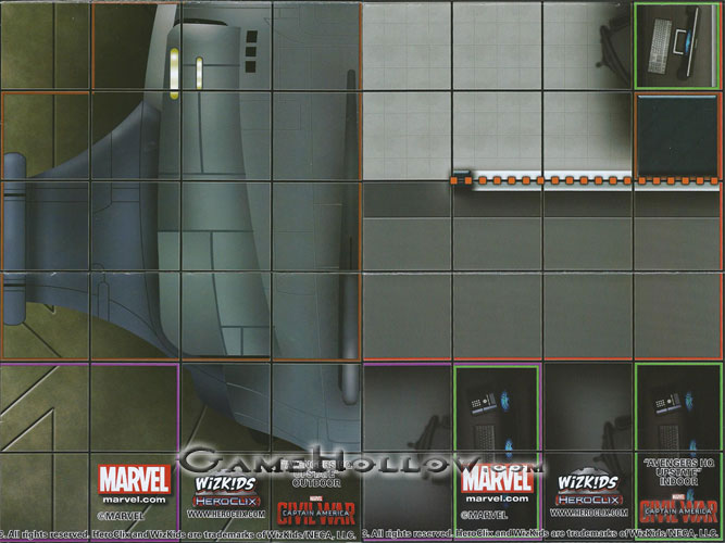 Heroclix Marvel Captain America Civil War Map Avengers HQ Upstate Outdoor / Indoor (Captain America Civil War)