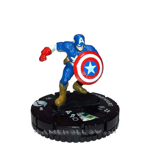 Heroclix Marvel Chaos War  003 Captain America (Fast Forces)