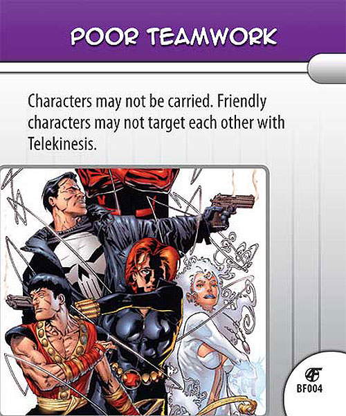 Heroclix Marvel Fantastic Forces BF004 Poor Teamwork