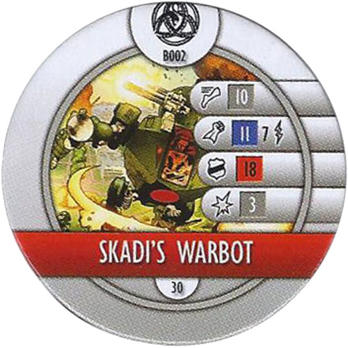 Heroclix Marvel Fear Itself OP B002 Skadi's Warbot (bystander token)