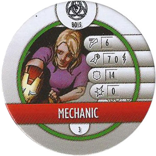Heroclix Marvel Fear Itself OP B015 Mechanic (bystander token)
