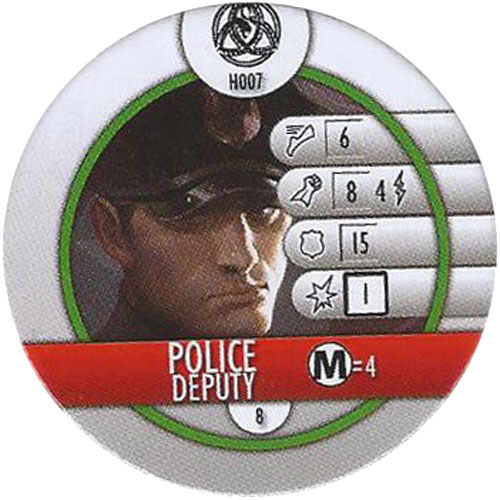 Heroclix Marvel Fear Itself OP H007 Police Deputy (horde token)