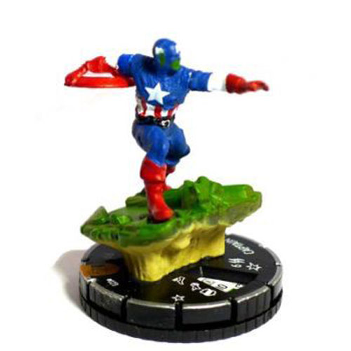 Heroclix Marvel Marvel 10th Anniversary 023 Captain America SR Chase (Skrull)