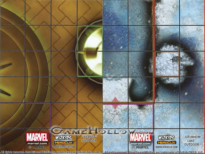 Heroclix Maps, Tokens, Objects, Online Codes Map Bifrost / Jotunheim Lake (Mighty Thor)