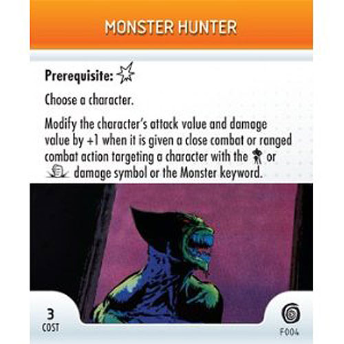 Heroclix Marvel Mutations & Monsters F004 Monster Hunter