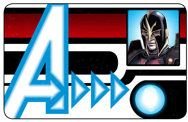 Heroclix Marvel Nick Fury Agent of S.H.I.E.L.D  NFID-001 ID Card Black Knight