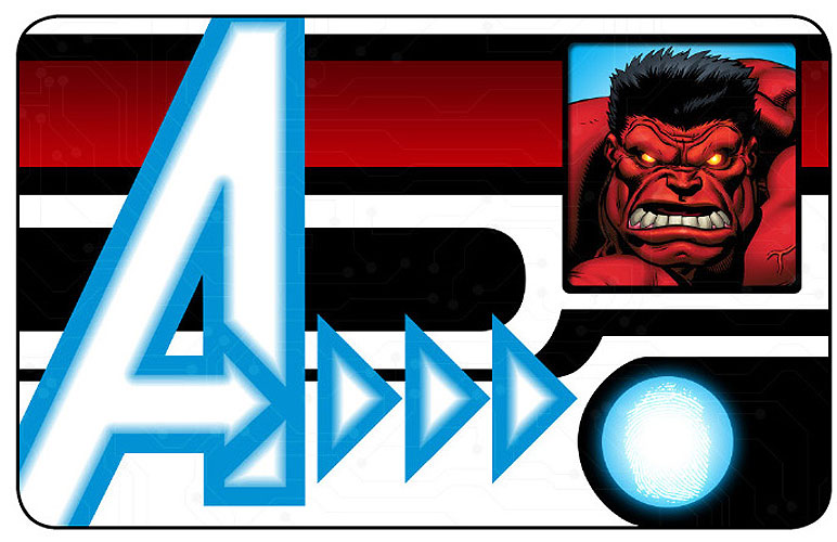 Heroclix Marvel Nick Fury Agent of S.H.I.E.L.D  NFID-013 ID Card Red Hulk