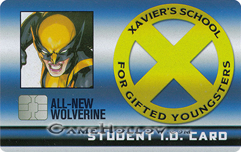 Heroclix Marvel X-Men Xaviers School  XID-006 ID Card All-New Wolverine