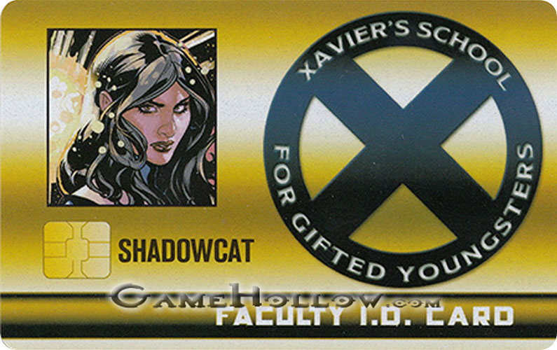 Heroclix Marvel X-Men Xaviers School  XID-022 ID Card Shadowcat