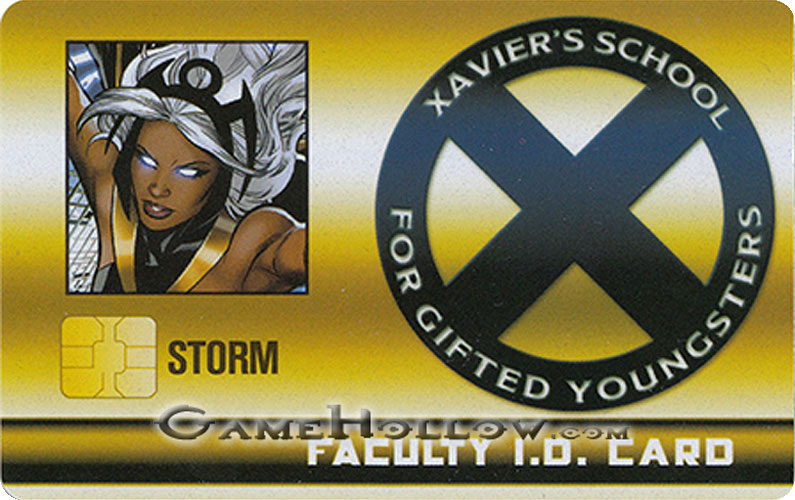 Heroclix Marvel X-Men Xaviers School  XID-024 ID Card Storm