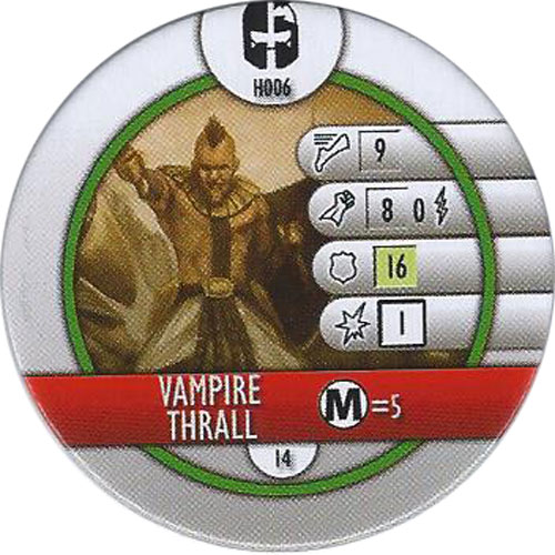 Heroclix Mage Knight H006 Vampire Thrall (horde token)