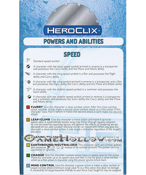 Starter Set - 2011 Powers and Abilities Card