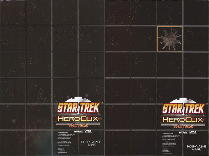 Heroclix Maps, Tokens, Objects, Online Codes Map Deep Space Nine / Kobayashi Maru (Star Trek Tactics)