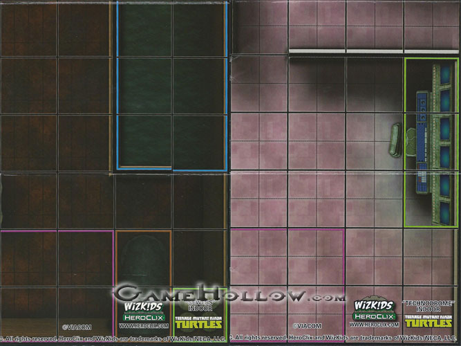 Map - Sewers / Technodrome (Teenage Mutant Ninja Turtles)