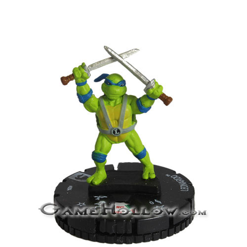 Heroclix Teenage Mutant Ninja Turtles Shredders Return 004 Leonardo