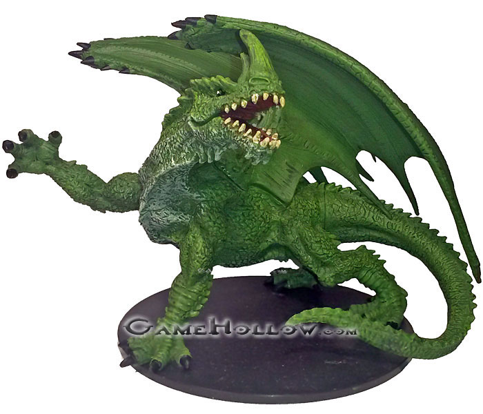 Pathfinder Miniatures Legends of Golarion  Gargantuan Green Dragon, HUGE