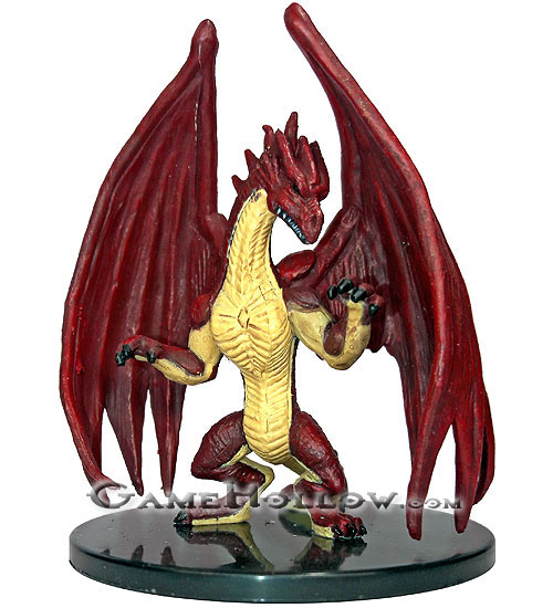 Pathfinder Miniatures Rise of the Runelords 60 Young Red Dragon (Medium)