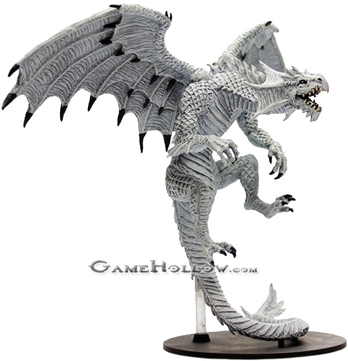 Pathfinder Miniatures Reign of Winter  Gargantuan White Dragon, HUGE