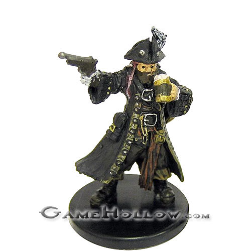 Pathfinder Miniatures Skull & Shackles 22 Kerdak Bonefist (Male Pirate Captain)