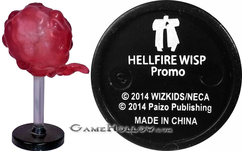 Pathfinder Miniatures Promo Figures  Hellfire Wisp Promo, Wrath of Righteous Will-o-Wisp LE