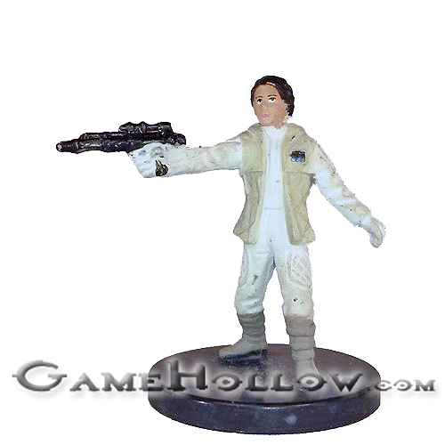 Star Wars Miniatures Bounty Hunters 09 Princess Leia Hoth Commander