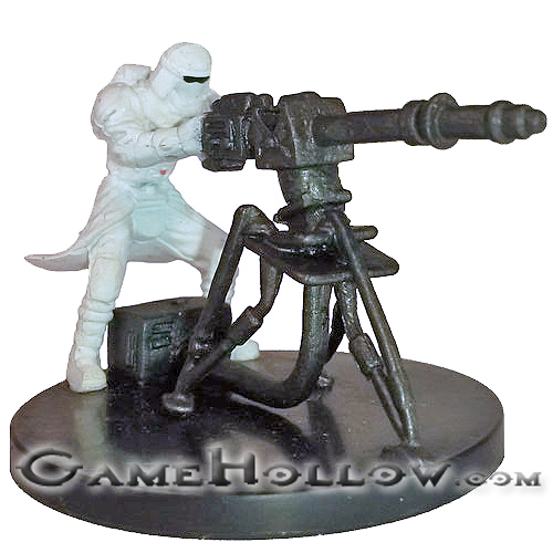 Star Wars Miniatures Champions of the Force 51 Snowtrooper with E-Web Blaster