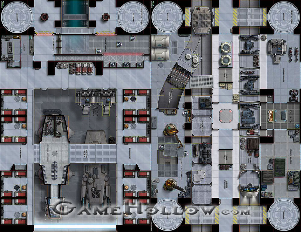 Star Wars Miniatures Maps, Tiles & Missions Map Supply Deck / Garrison Deck