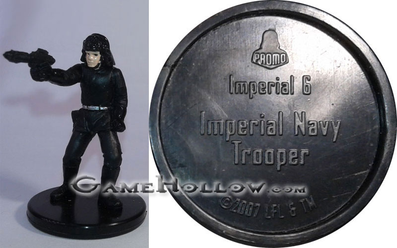 Star Wars Miniatures Promo Figures  Imperial Navy Trooper Promo, (Force Unleashed 37)