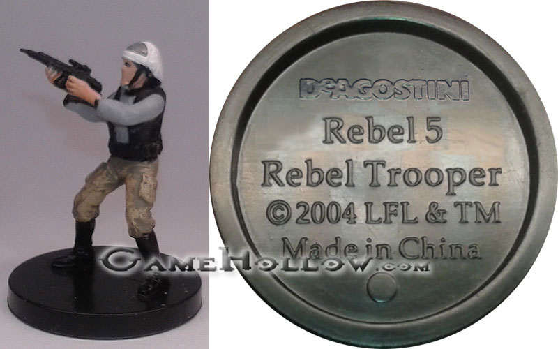 Star Wars Miniatures Promo Figures  Rebel Trooper Promo, DeAgostini (Rebel Storm 19)